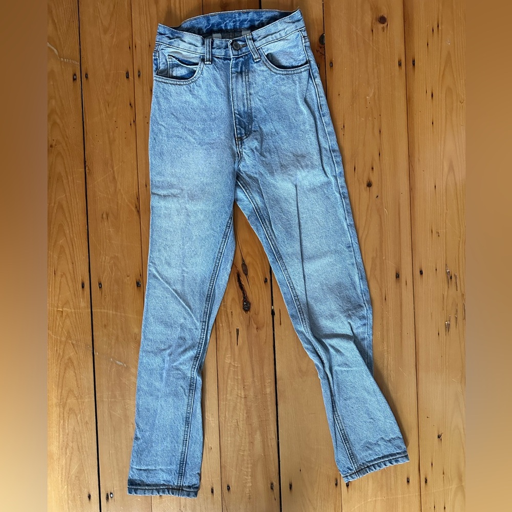 Brandy Melville Light Blue Cropped Jeans